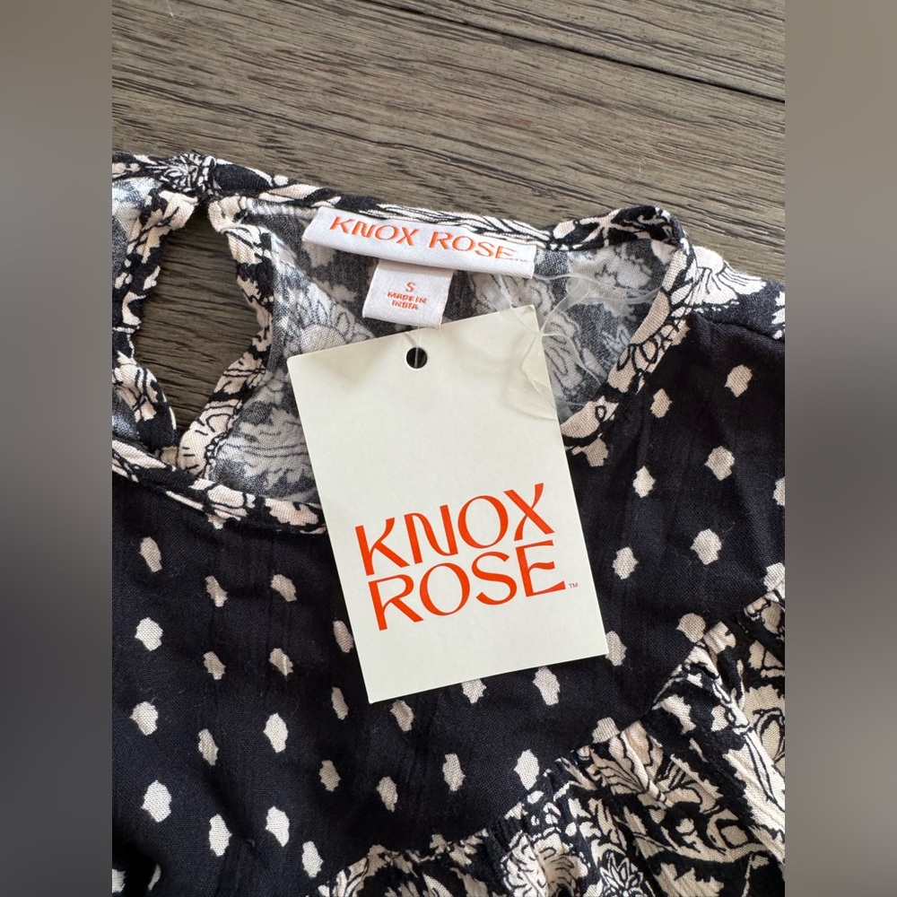 Black Floral Long Sleeve Blouse - Picture 2 of 3